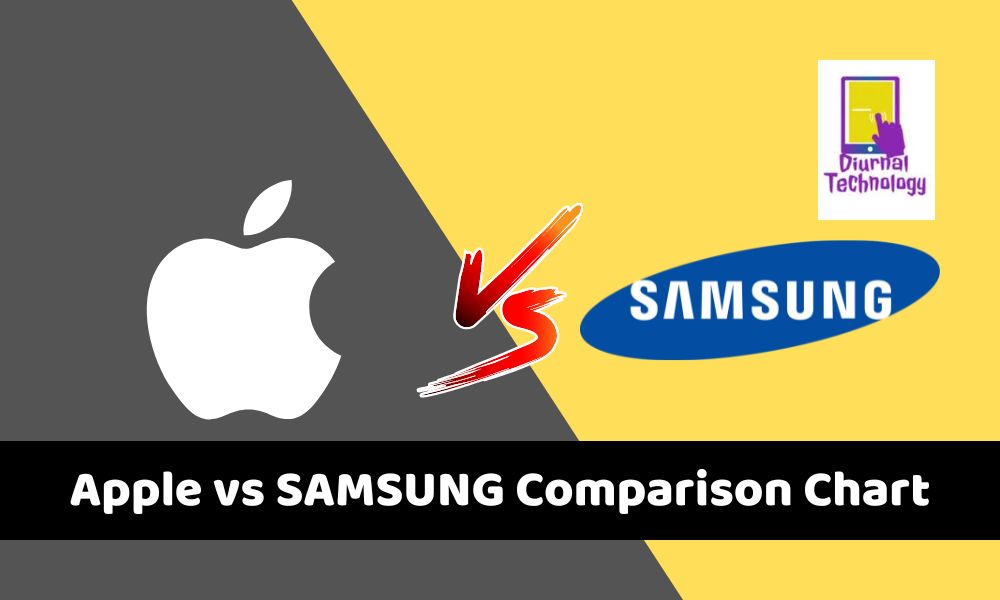 apple vs samsung comparison chart