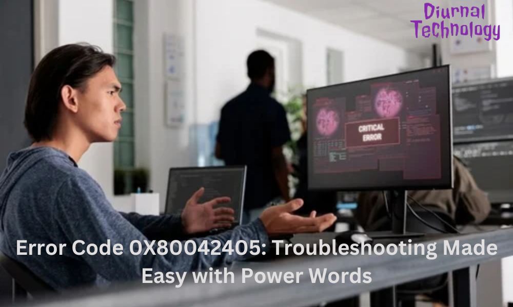 Error Code 0X80042405 Troubleshooting Made Easy with Power Words