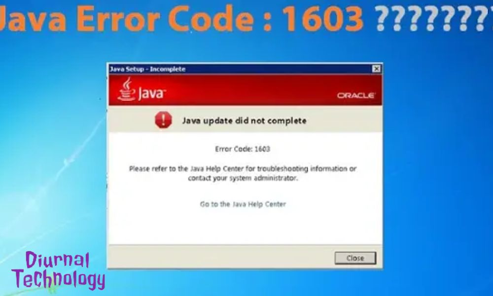 Java Update Error 1603 Troubleshooting Made Easy with Expert Solutions