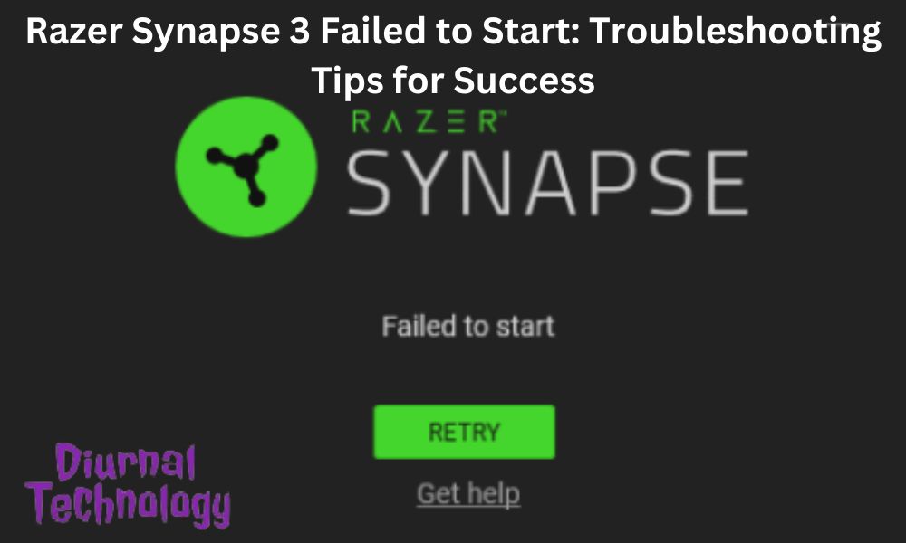 Razer Synapse 3 Failed to Start Troubleshooting Tips for Success