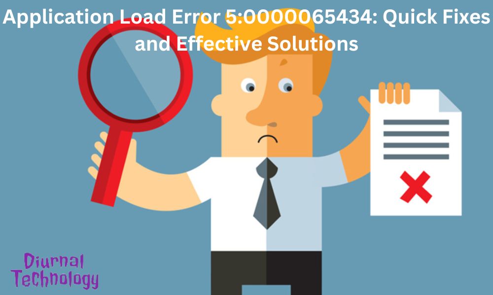 Application Load Error 50000065434 Quick Fixes and Effective Solutions