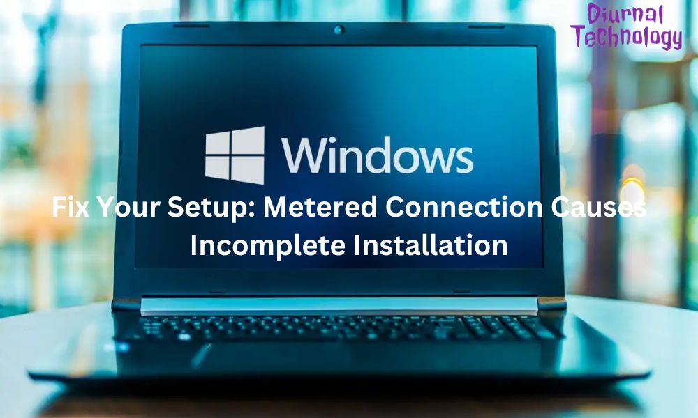 Fix Your Setup Metered Connection Causes Incomplete Installation